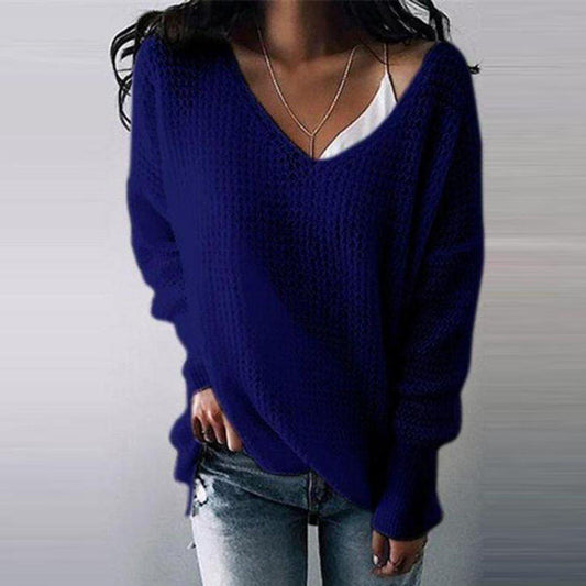 Comfy Plain Long Sleeve Sweater